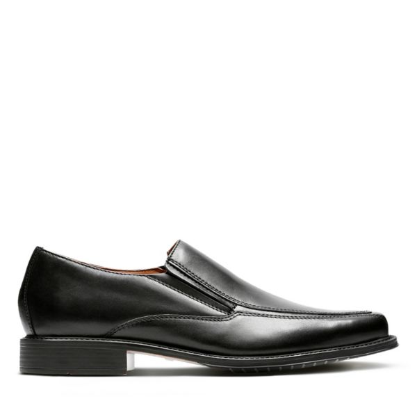 Clarks Mens Driggs Free Loafers Black | USA-5213746